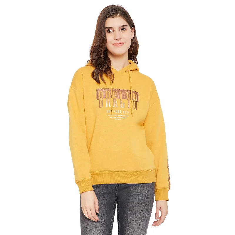 Madame Women Yellow Sweatshirt