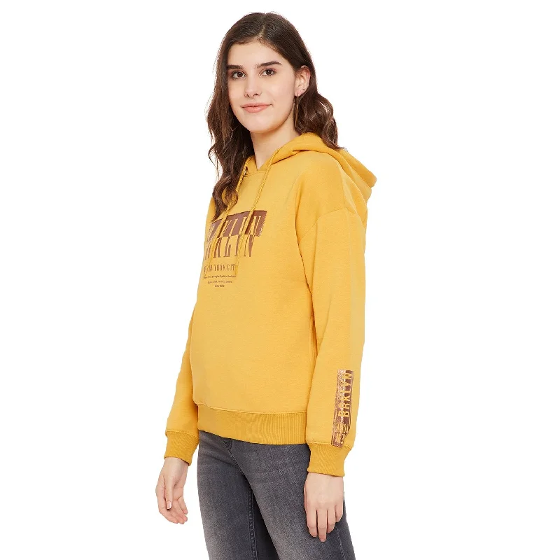 Madame Women Yellow Sweatshirt