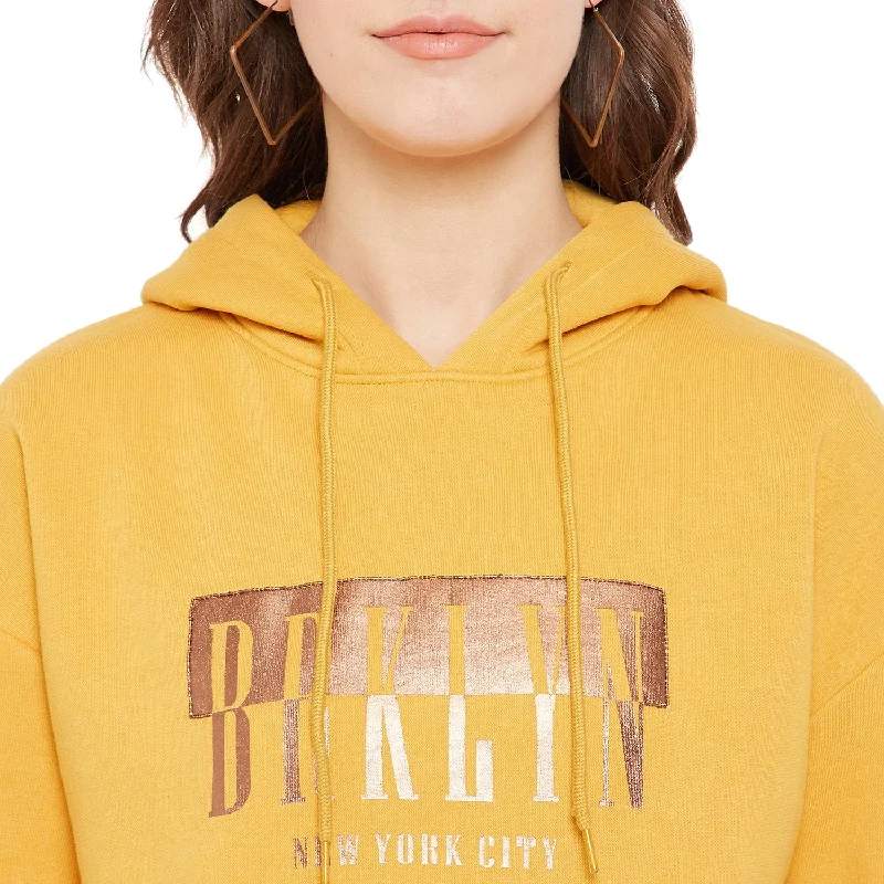 Madame Women Yellow Sweatshirt