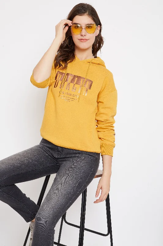 Madame Women Yellow Sweatshirt