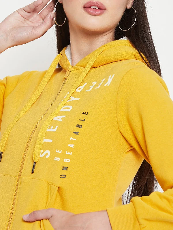 Madame Mustard Hood Neck Sweatshirt