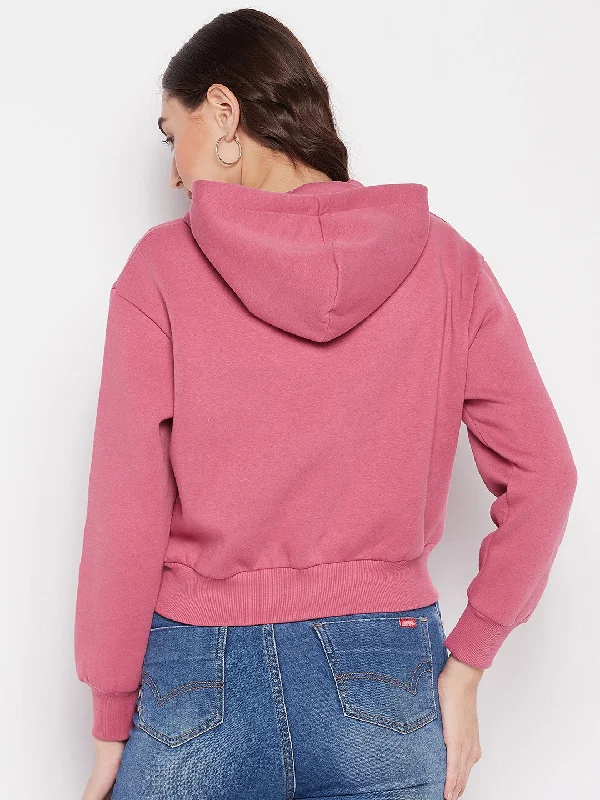 Madame Magenta Crop Sweatshirt