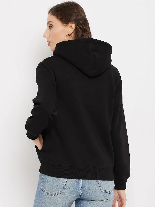 Madame  Black Sweatshirt