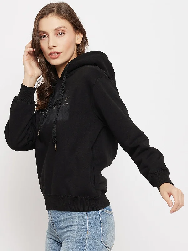 Madame  Black Sweatshirt