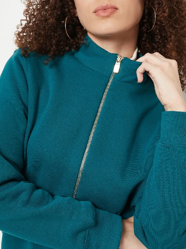 Madame Solid Peacock Sweater