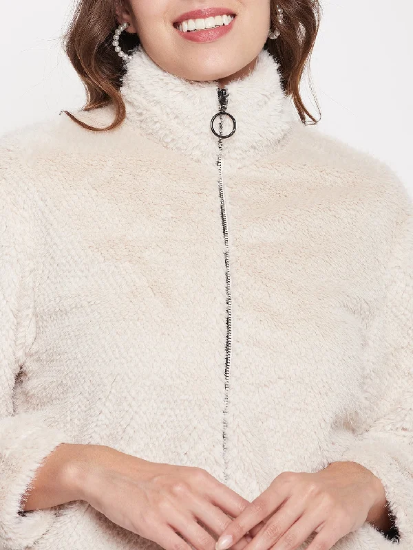 Madame Off-White Fluffy-knit Sweatshirt