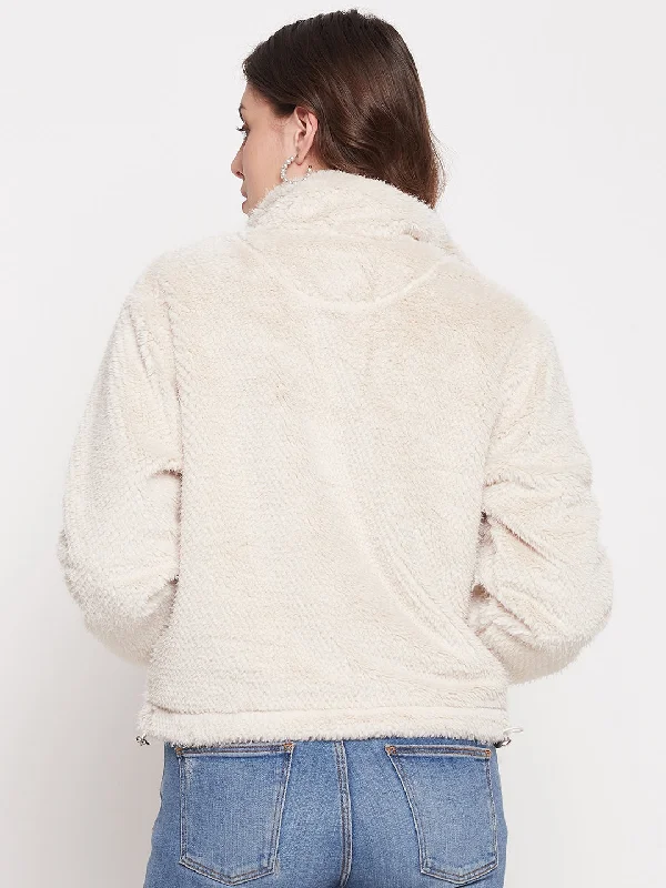 Madame Off-White Fluffy-knit Sweatshirt