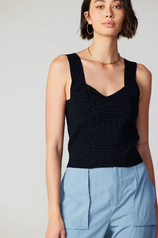 Sweetheart Knit Tank Top