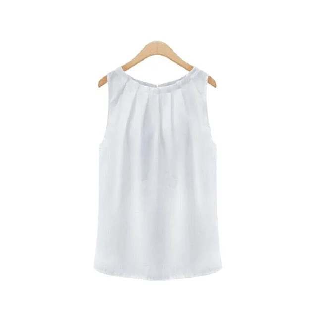 womens tops and blouses white black women's blouses Sleeveless black shirt blouses women 2018 summer hot dropship office women