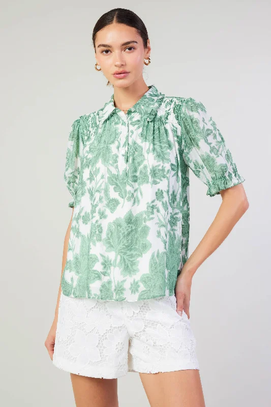 Tulip Jacquard Blouse