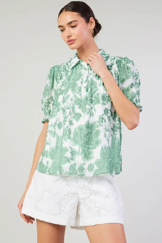 Tulip Jacquard Blouse