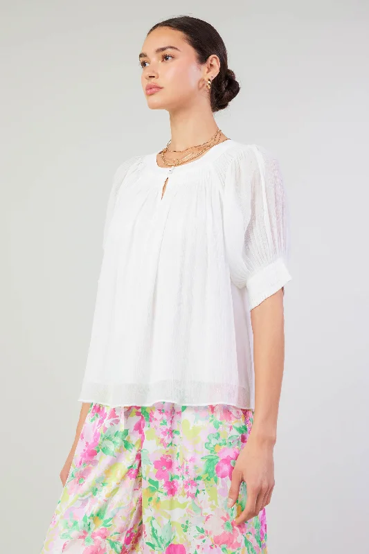 Pleated Cuff Blouse