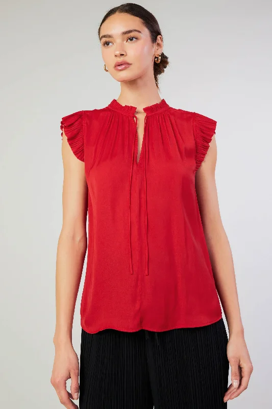 Margot Pleated Blouse