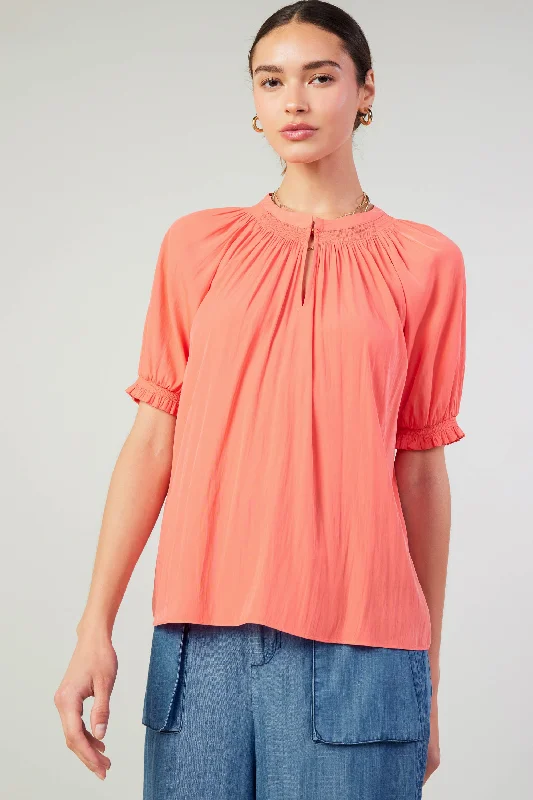 Gathered Yoke Blouse