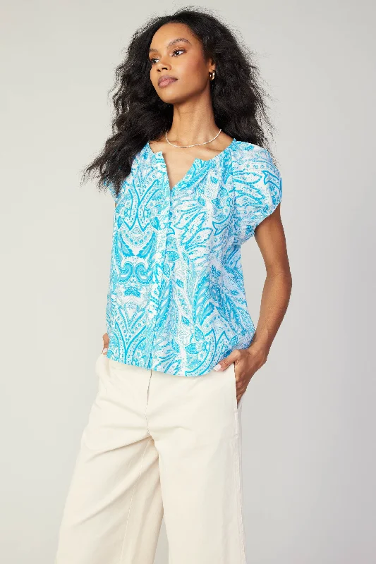 Paisley Printed Blouse