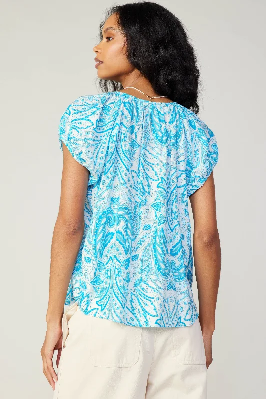 Paisley Printed Blouse