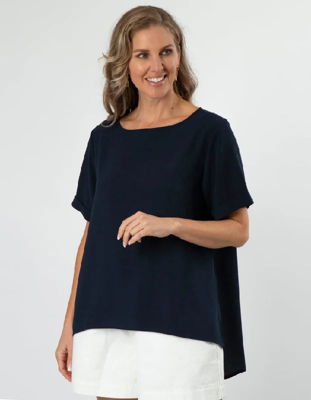 Stella + Gemma Evette Blouse Navy