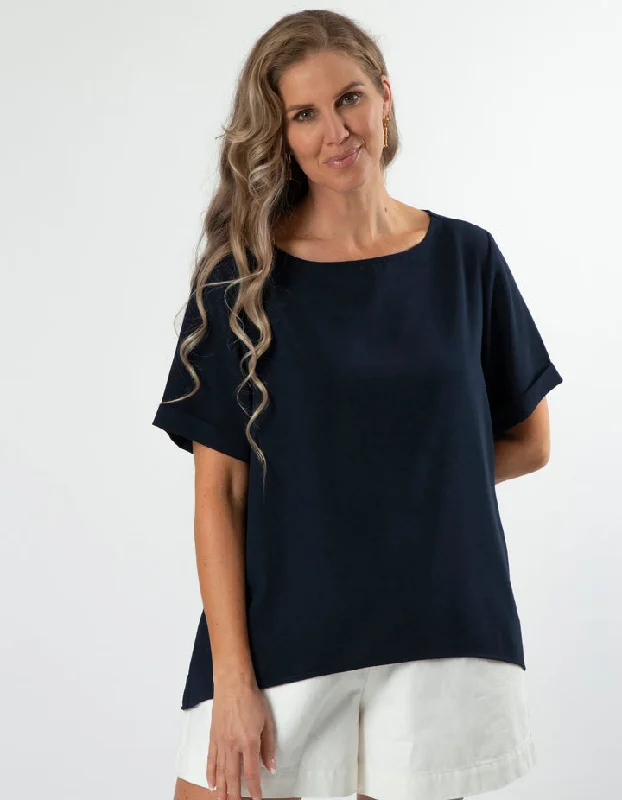 Stella + Gemma Evette Blouse Navy