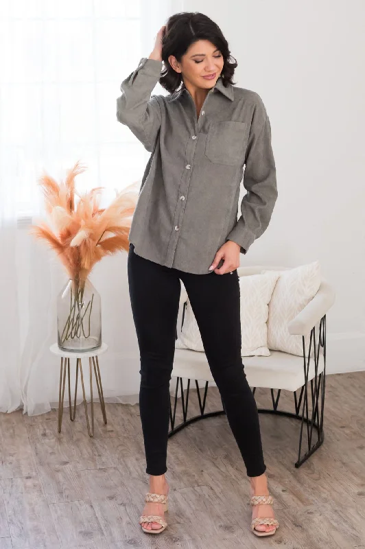 Goal Chaser Modest Corduroy Button Up