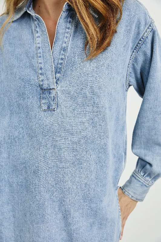 BENNETT TOP - FADED INDIGO