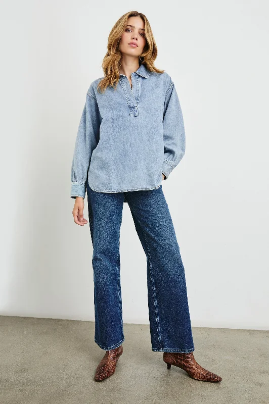 BENNETT TOP - FADED INDIGO