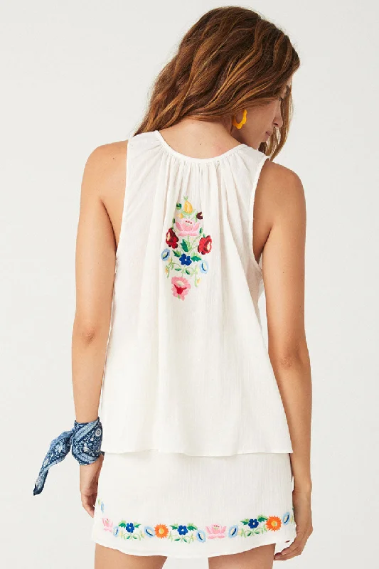 Florapaloosa Embroidered Cami