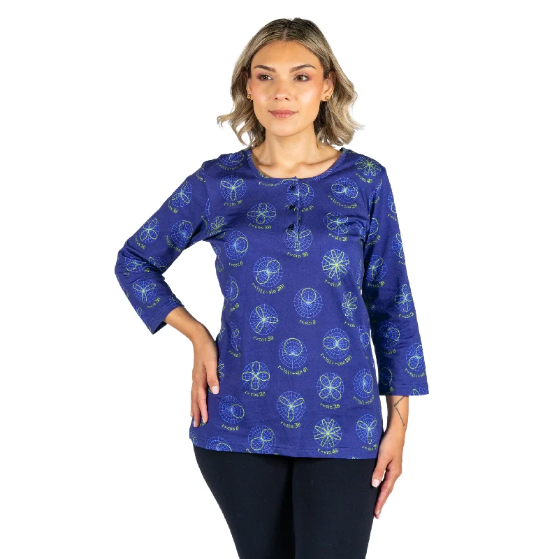 Graphs of Polar Equations Tunic Top