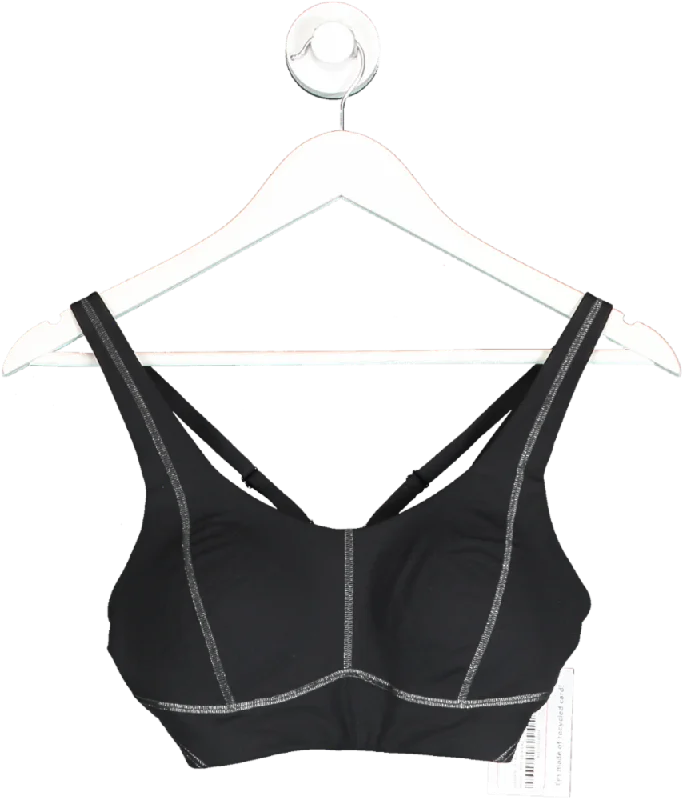 gymshark Black Padded Sports Bra UK S