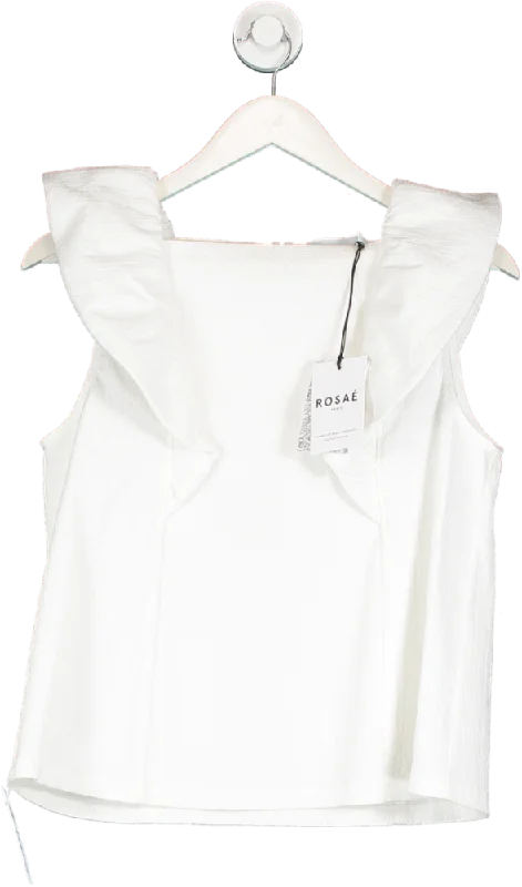 Rosae White Le Amandiers Sleeveless Top UK 8