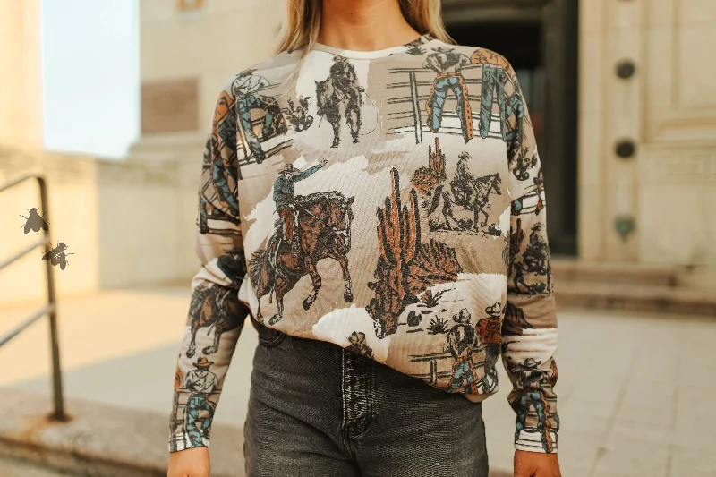 The Cowboy Gaze Western Vibe Top