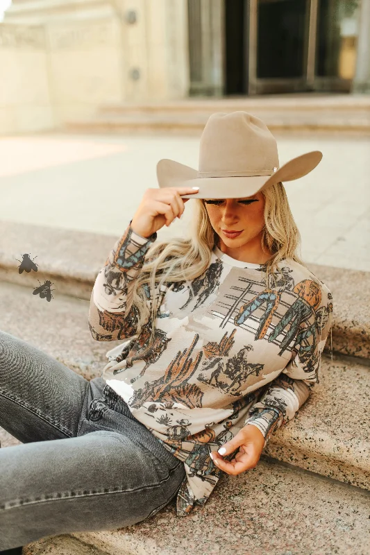 The Cowboy Gaze Western Vibe Top