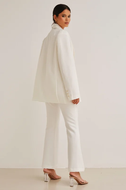 The Oversized Blazer White