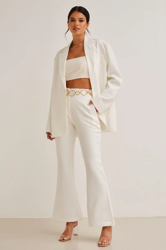 The Oversized Blazer White