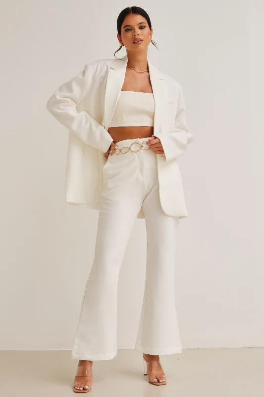 The Oversized Blazer White