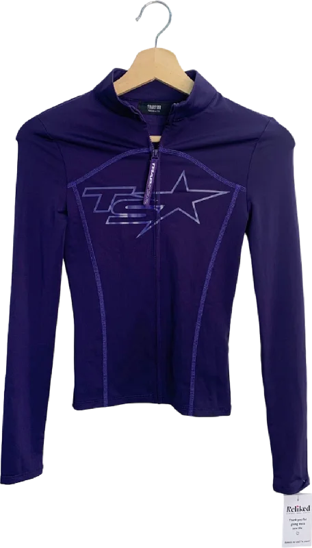 Trapstar Purple Zip-Up Jacket XS