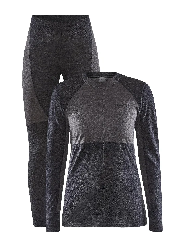 WOMEN'S CORE WOOL MIX BASELAYER SET