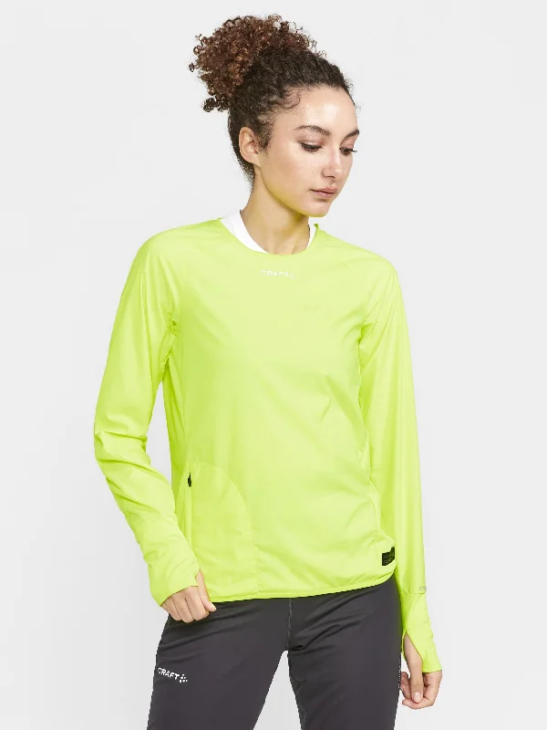 WOMENS PRO HYPERVENT LUMEN RUNNING WIND TOP